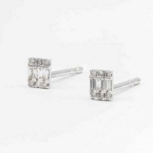 Mondevio Silver Bead Hoop Earrings